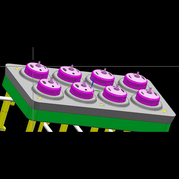 Cap molds raying mould1